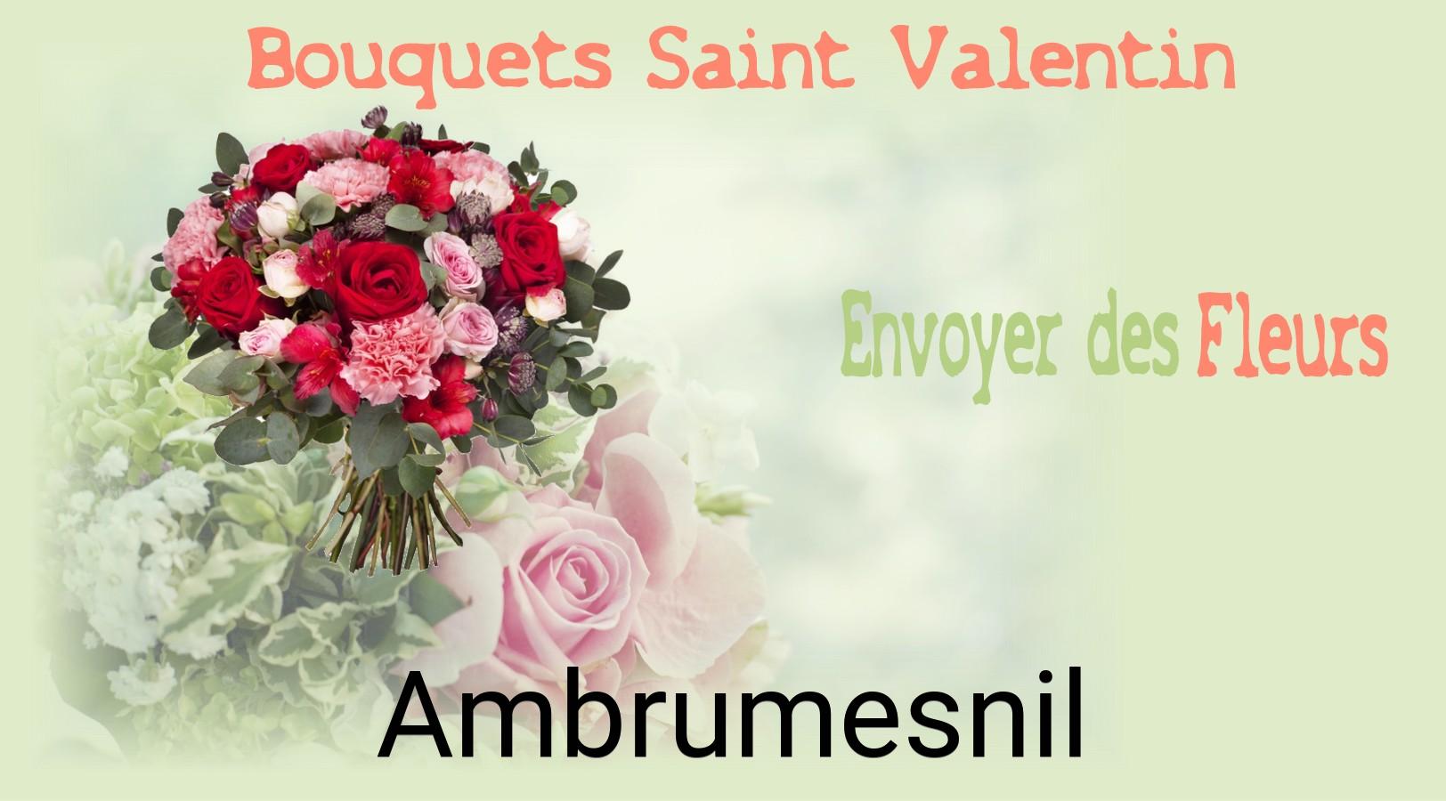 Roses de Saint-Valentin livrées à Ambrumesnil